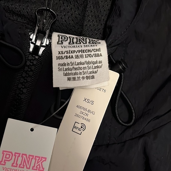 Victoria’s Secret black fully lined, hooded jacket - Picture 10 of 13